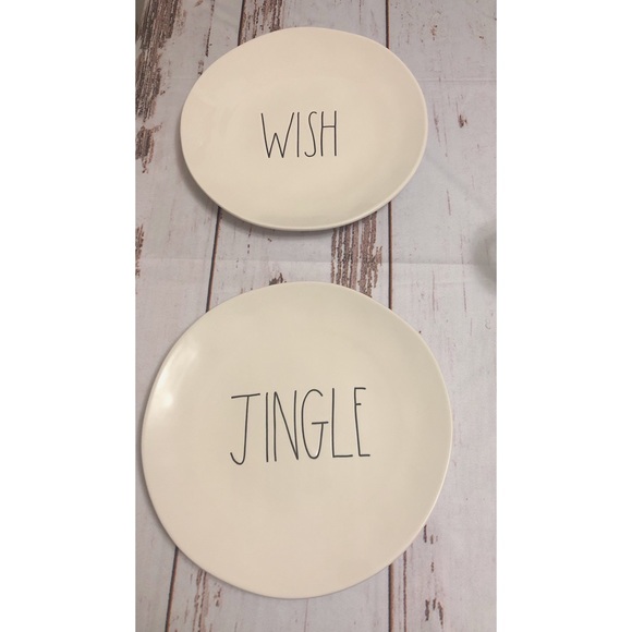 Rae Dunn Accessories - Rae Dunn Jingle & Wish 11” Plates